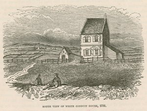 Södervy av White Conduit House, Islington, London av English School