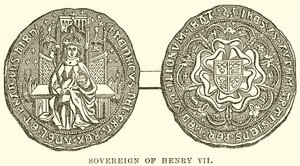 Suverän av Henrik VII av English School