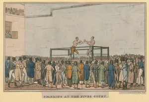 Sparring på Fives Court av English School