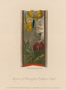 Exemplar av målning från St Stephens Chapel av English School