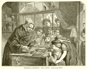 Spendera en Hapenny. Av G. Smith av English School