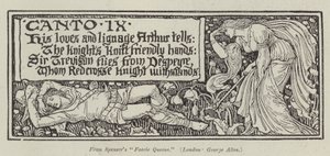 Spensers "Faerie Queene" (gravyr) av English School