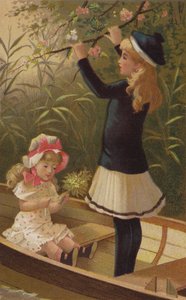 Vårblommor (chromolitho) av English School