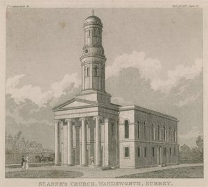 St Annes Church i Wandsworth av English School