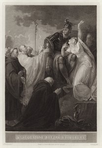St Augustine före Ethelbert av English School