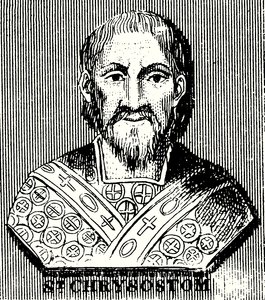 St Chrysostomus (gravyr) av English School