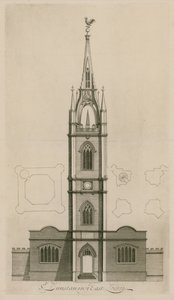 St Dunstan i öst, London av English School