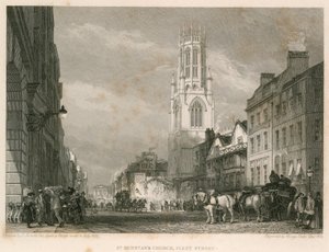 St Dunstans kyrka, Fleet Street, London av English School