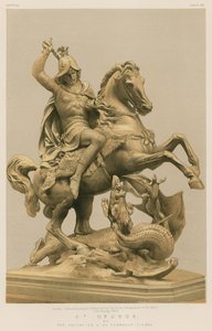 St George av The Chevalier A de Fernkorn, Wien av English School