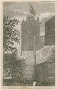 St Giles, Cripplegate, London av English School