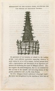 St Marys Church, Islington (gammal kyrka), flätad arbetsställning av English School