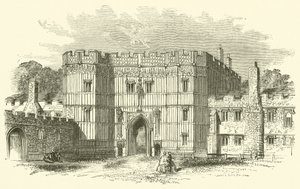 St Osyth Priory (gravyr) av English School