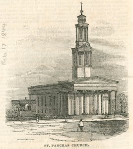 St Pancras Church, London av English School
