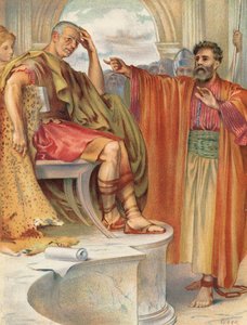 Paulus före Agrippa, Apostlagärningarna, XXVI av English School