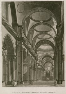 St Pauls Cathedral London, från västra ingången av English School