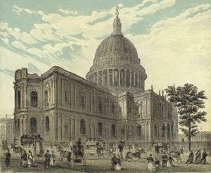 St Pauls Cathedral, North Eastern View av English School