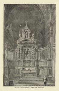 St Pauls Cathedral, New Reredos av English School