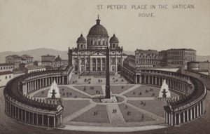 Petersplatsen, Vatikanstaten, Rom, Italien av English School