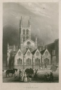 St Saviours Church, Southwark, Surrey av English School