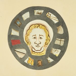 Målat glas från Canynges kapell av English School