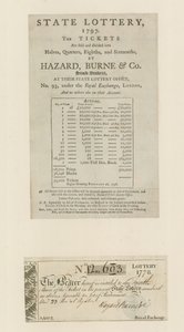 Statens lotteri, 1797 av English School