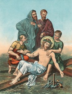Station XI Jesus är spikad på korset