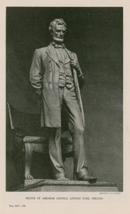 Staty av Abraham Lincoln av English School