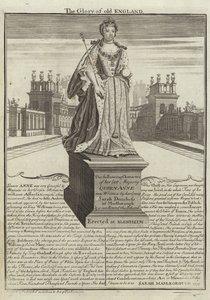 Staty av Anne, drottning av Storbritannien av English School