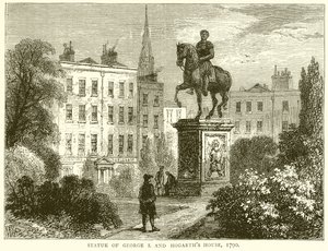Staty av George I. och Hogarths House