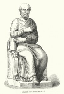 Staty av Hippolytus (gravyr) av English School