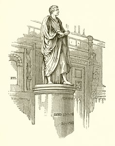 Staty av Lord Erskine i Lincoln