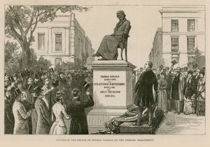 Staty av Thomas Carlyle av English School