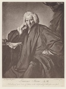Sterne, Laurence (litho) av English School