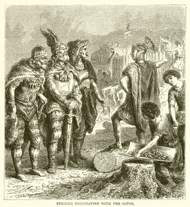 Stilicho förhandlar med goterna av English School