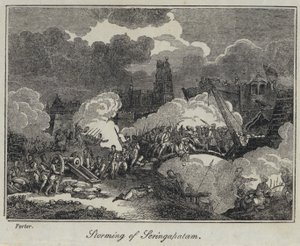 Storming av Seringapatam (gravyr) av English School