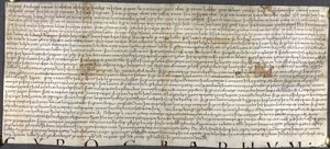 Stowe Charter 37, testamente från Ætheling Æthelstan av English School