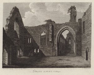 Strade Abbey, County Mayo, Irland av English School