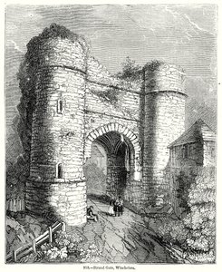 Strand Gate, Winchelsea (gravyr) av English School