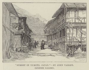 Gata i Yumoto, Japan (gravyr) av English School