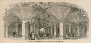 Tunnelbana till den nya högnivåstationen vid Crystal Palace av English School