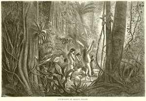 Soldyrkan av Amazonas indianer av English School