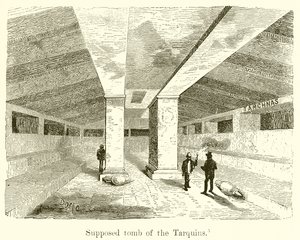 Förmodade Tomb of the Tarquins av English School