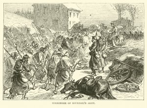 Överlämnande av Bourbakis armé, januari 1871 av English School