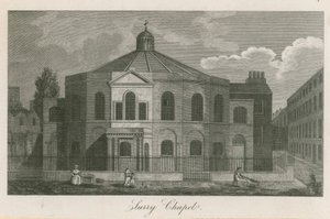 Surrey Chapel, Blackfriars Road, Southwark (Rowland Hills Chapel) av English School