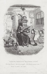 Undervisar inlärningen till den finaste Pinsentry på jorden, 1840 av English School