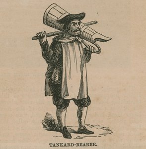 Tankard bärare av English School