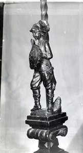 Targetteer, 1638 (snidat trä) av English School