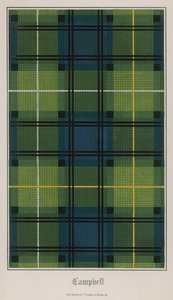 Tartan från klanen Campbell av English School