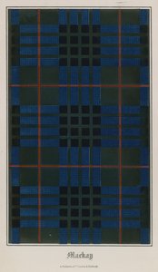 Tartan från klanen Mackay av English School