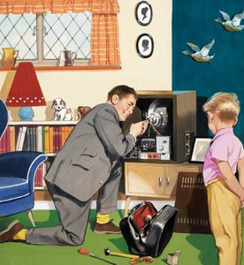 TV-reparatör av English School